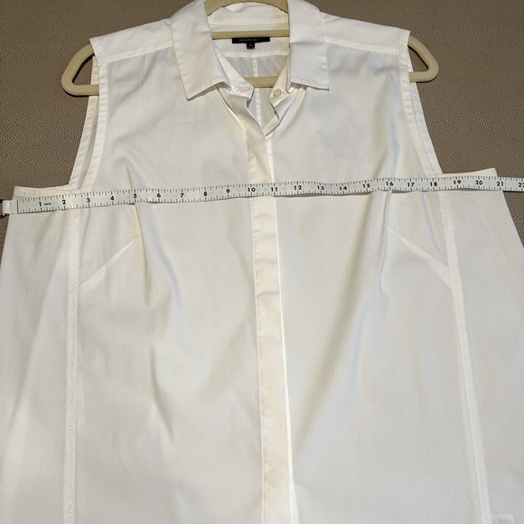 Lafayette 148 Sleeveless Shirt EUC - Picture 5 of 9